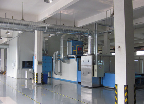 弹簧植绒生产线